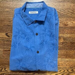 Tommy Bahama Big & Tall Coconut Point Palm Vista IslandZone® Camp Shirt